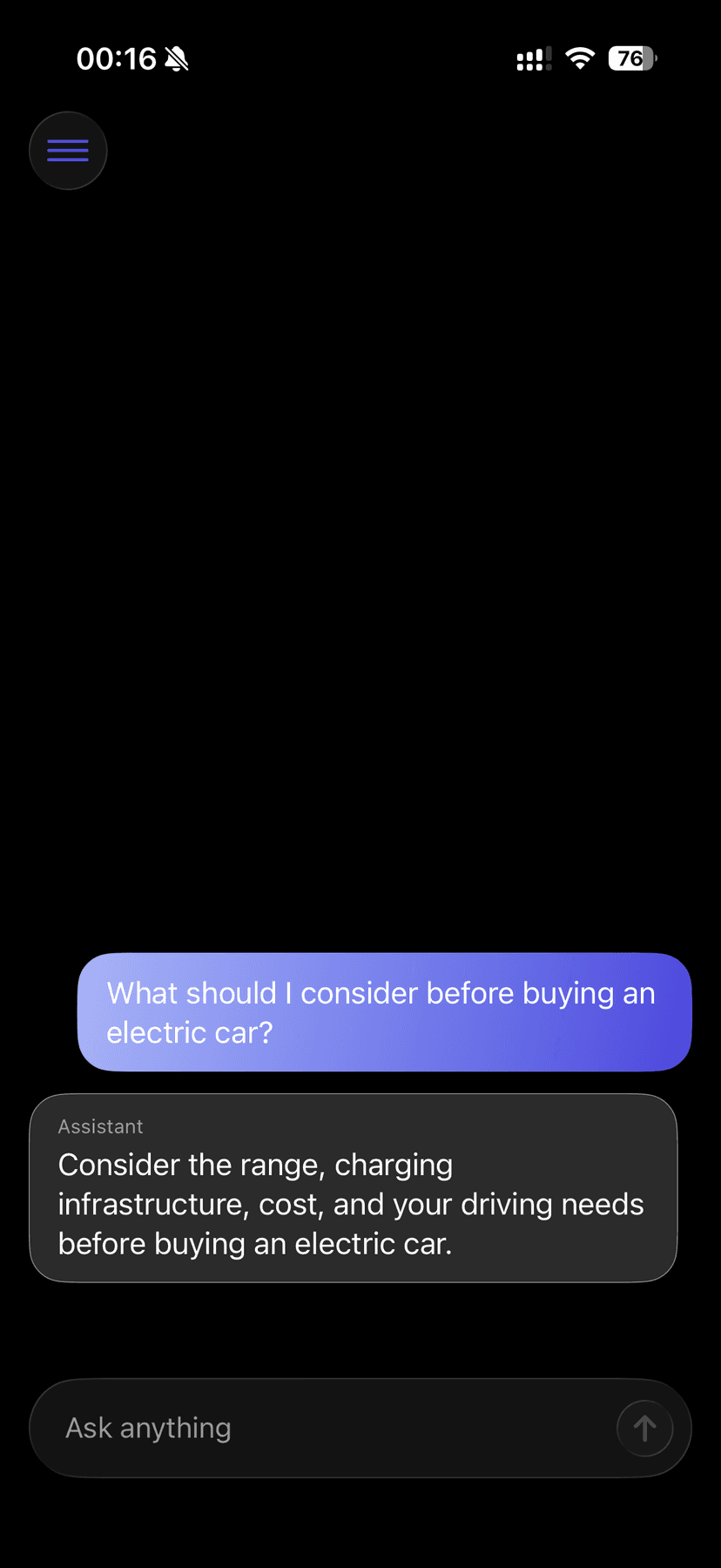 Typrio private on-device mode on iPhone